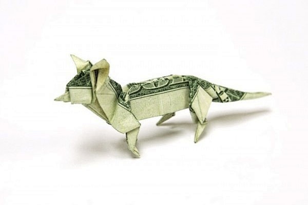 纸币折纸艺术，用纸币折出更多动物