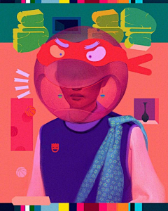 roseviljiang采集到动物／人物插画