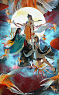 #天刀中秋同人令2017#

祝大家中秋快乐~

此天涯，
共明月。
花好月圆人长久，...展开全文c