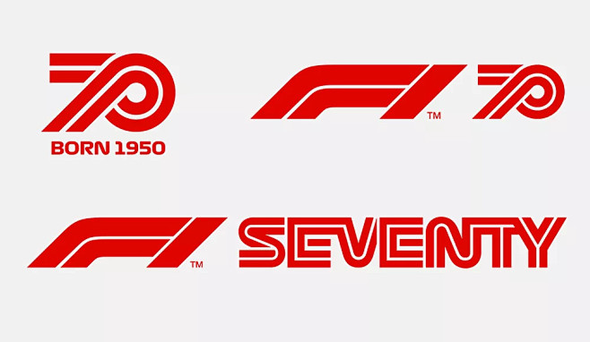 一级方程式赛车f1推出70周年纪念logo一级方程式赛车formula1简称f1是