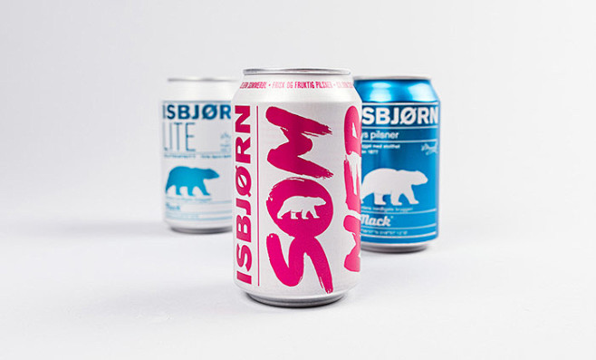 Isbjørn sommerøl啤酒包装...