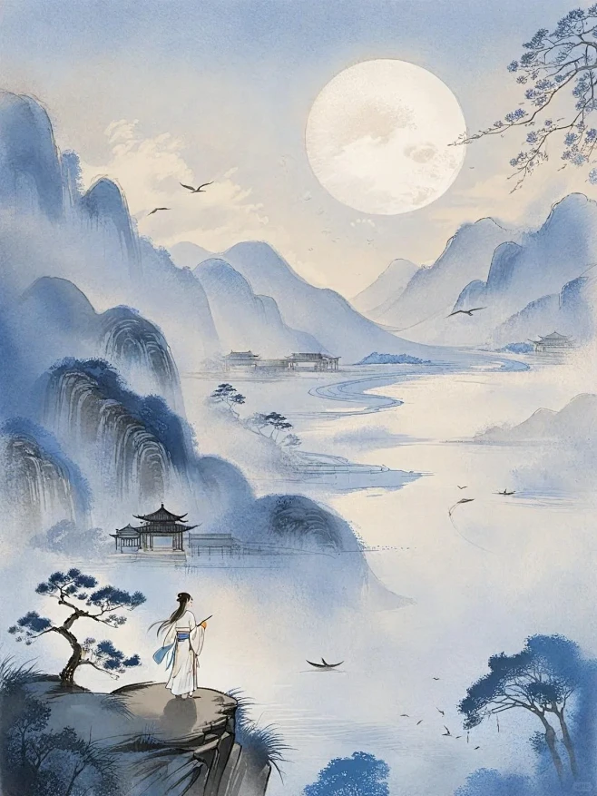 东方美学 | 天青色等烟雨而我在等你-花瓣网