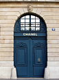 Door to Coco Chanel's Original Atelier, Paris, France
