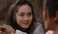 美女朱茵周星驰眨眼月光宝盒GIF动态图_表情包-SOOGIF