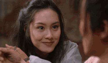 美女朱茵周星驰眨眼月光宝盒GIF动态图_...