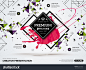 3 d抽象背景,涂料染色和几何菱形形状。向量设计布局业务演示,传单,海报。未来科学技术背景。几何多边形。-背景/素材,科技-海洛创意(HelloRF)-Shutterstock中国独家合作伙伴-正版素材在线交易平台-站酷旗下品牌