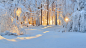 General 1920x1080 sunrise winter nature forest snow landscape trees sun rays white cold sunlight frost