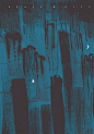 2019南京国际和平海报双年展
蔡金荣 《和平与城市-夜殇》（中国）