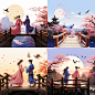 taotall_Qixi_Cowhlang_and_Weaver_meet_on_the_magpie_Bridge_fres_c2923de7-5d02-4fe3-babf-d807e368ade7