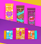 Goovi : Goovi is a brand of “Brazilian paletas” with a young, innovative soul and a wide range of flavours. The name is the union between the words “Good” and “Vibes”. To represent the essence of the brand, we used vibrant colours and situations that brin