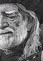 Willie Nelson illustration for the Washington Post on Behance