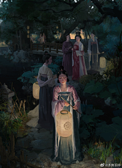 二月春风~采集到绘画风格