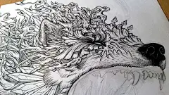 手绘插图欣赏#霸气凛然#