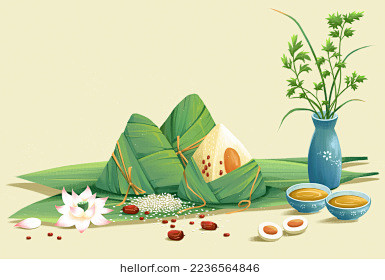 端午节 粽子 插画