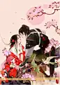 《花间美人古风CG插画技法》内页图，作者：猫君笑猪