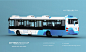 超长城市公交车公共汽车车身广告贴图展示样机模板 Long city bus mockup : 



 