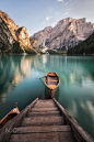 © Lago di Braies _场景采下来 #率叶插件，让花瓣网更好用#