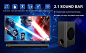 Sound bar with subwoofer