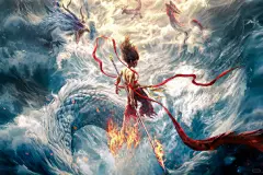 哪吒之魔童闹海高清海报电脑壁纸 - 小红书