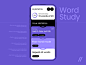 English Vocabulary Mobile iOS App by Purrweb Agency for Purrweb UI/UX Agency on Dribbble