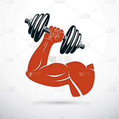 运动,哑铃,手臂,拿着,田径运动员,钢铁,设备用品,举重,剪影,训练