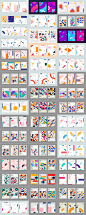 抽象几何孟菲斯风卡片封面个性简洁海报模板平面设计素材ai矢量图_几何图形_乐分享素材网_psd素材_平面素材_png素材_免费素材_素材共享平台