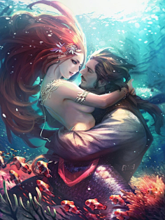亚特兰蒂斯海中美人鱼的世界