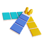 Color Palette Bar 3D Icon