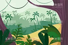 矢量树林背景   - 源文件下载【酷图网】矢量树林背景,树林,森林,丛林,密林,背景,雨林,大树,壁纸,绿色背景,大自然,清新,植物,景色,自然季节,生长,万物生长,风景地形,风景,