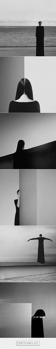 The Minimalist B&amp;W Self-Portraits of Noell Oszvald: