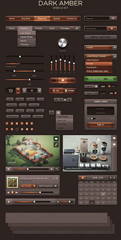 微美设计采集到Web Button UI