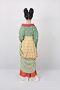 【中國古代妝束】北齊襦裙少女。