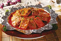 铁板泰汁锔茄子(1)