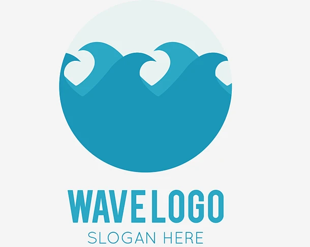 蓝色海浪图标 https://88ICON.com 海面 标识logo设计 蓝色图标 水面 海浪浪花 海浪logo logo生成器-花瓣网