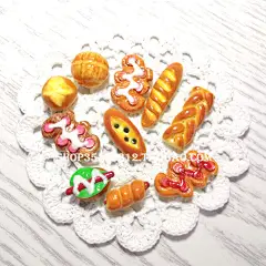 粘土手作菠萝包法棍热狗香肠火腿麻花提子圆面包胸针仿真食物手工-淘宝网 #手工# #编织# #DIY#