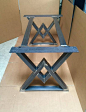 El diamante mesa de comedor Base Base Industrial robusto