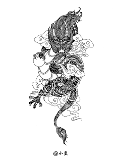 经久Æ采集到黑白插画