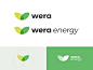 Wera green energy logo leaf plant wera