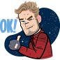 Guardians of the Galaxy Vol2: Facebook Stickers