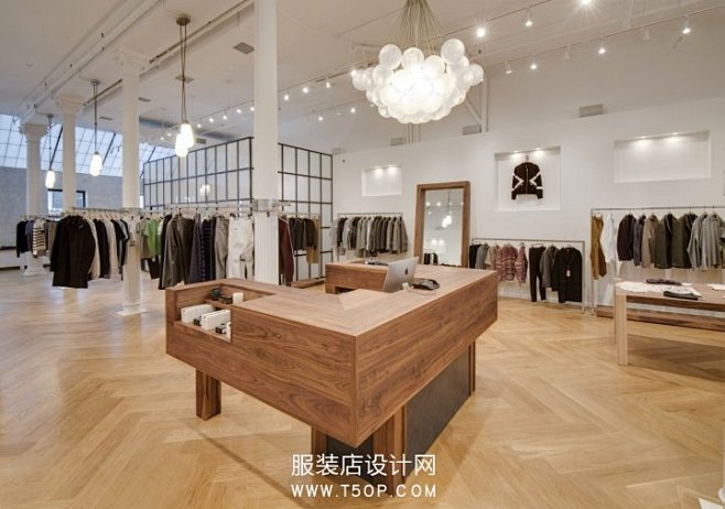 纽约街头新开一家现代优雅男装旗舰店设计_...