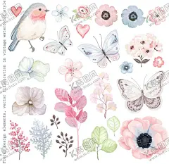 水彩花鸟素材吊牌卡片 【酷图网】水彩画,花卉,花卉素材,清新,水彩花卉,其他,名片树叶,标签,扁平,立体水彩画,田园风花朵,剪纸,吊牌,花卉背景,广告设计,花卉水彩,装饰画,水彩花朵,插画,花卉插画,花环,卡片,花,立体画,手绘,设计,手绘水彩画,精致