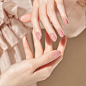 ASH PINK : Deep rose pink solid nails. Our BEST SELLERS are certified confidence boosters!
