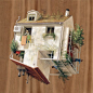 “小星球” 巴塞罗那艺术家 Cinta Vidal Agulló 的木板丙烯绘画新作精选～设计