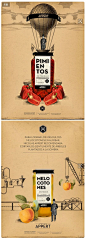 (1) vintage modern food poster design | Vintage Modern, Food Posters and Poster