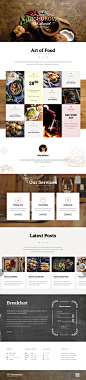 HG Restaurant - Responsive WordPress Theme : HG Restaurant is an attractive and easy-to-use responsive WordPress theme created especially for restaurants, bakeries, bars and coffee shops.