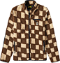 Market Chess Club Jacquard Sherpa Jacket 'Brown'