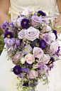 theweddingobjective:  Gorgeous purple/lavender colour bouquet!