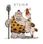 STELLA : my short film animation character design.