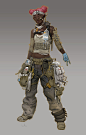 Apex Legends Characters, Hethe Srodawa : Character designs for Apex Legends. Other than Wraith these are rather loose as we changed our process to working a lot of things out on the 3D model down the pipeline. Early on I pushed a bit to get more girls in 