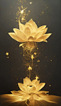 "
遇见金莲花，好运转转，
所念皆如愿，好运莲莲…… ​ ​​​
"